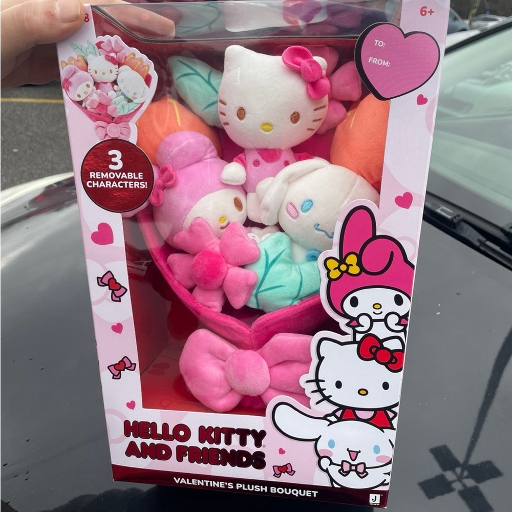 Hello Kitty Valentine’s Day bouquet
